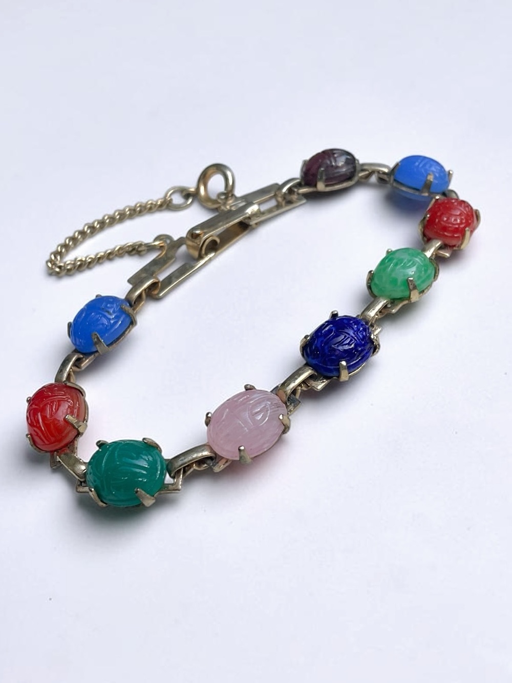 🌺Vintage Japanese Scarab Bracelet